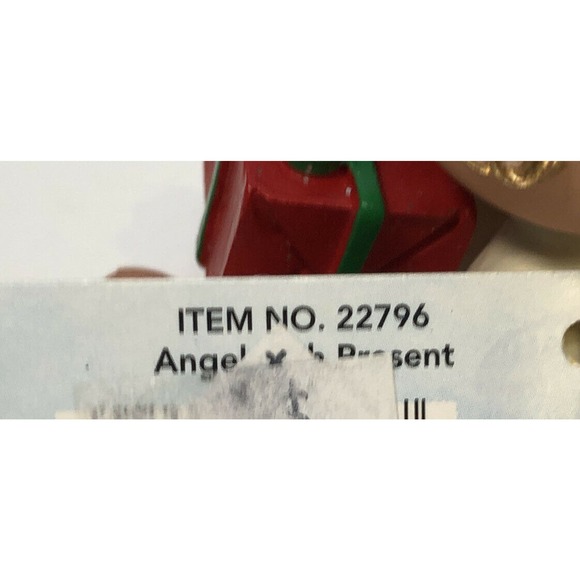 Angel Cheeks Christmas Red Gift Figurine Russ Critters 2001 2 1/2”T Collectible - Picture 4 of 7